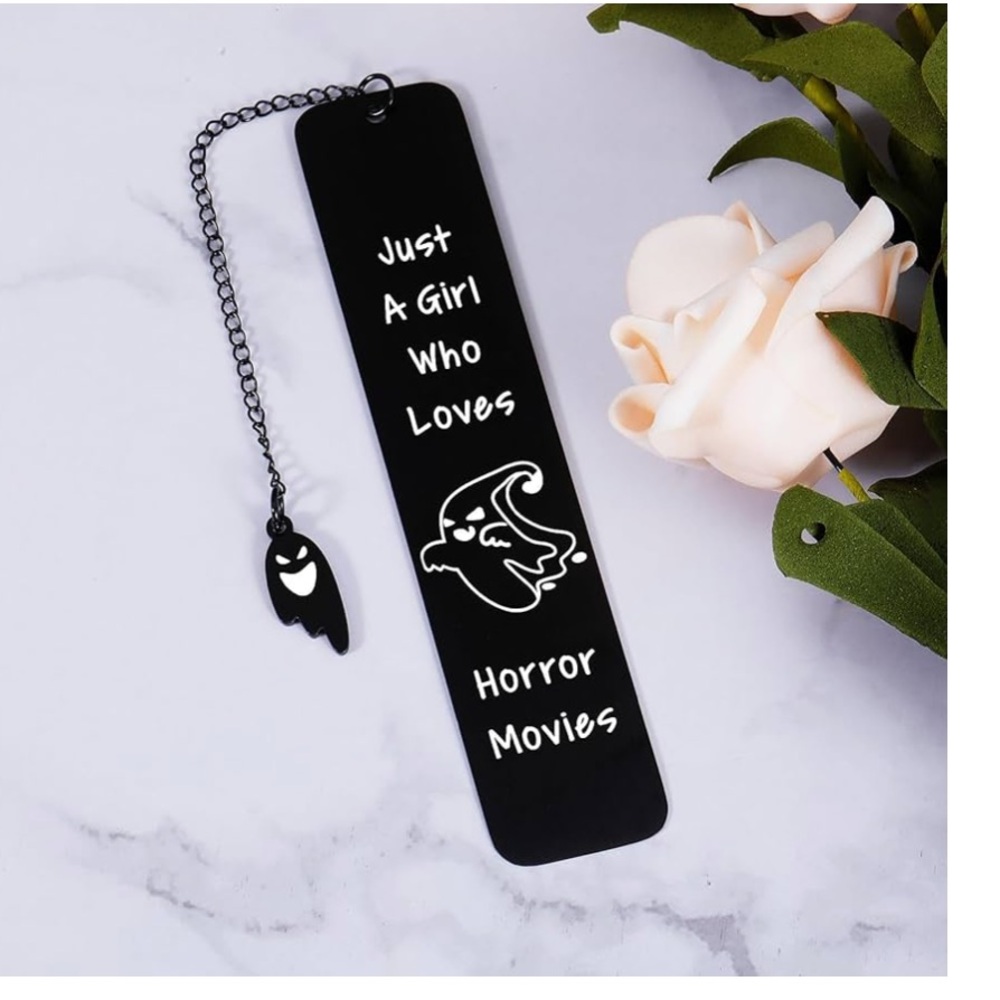 Black Ghost Horror Movies Bookmark set of 8